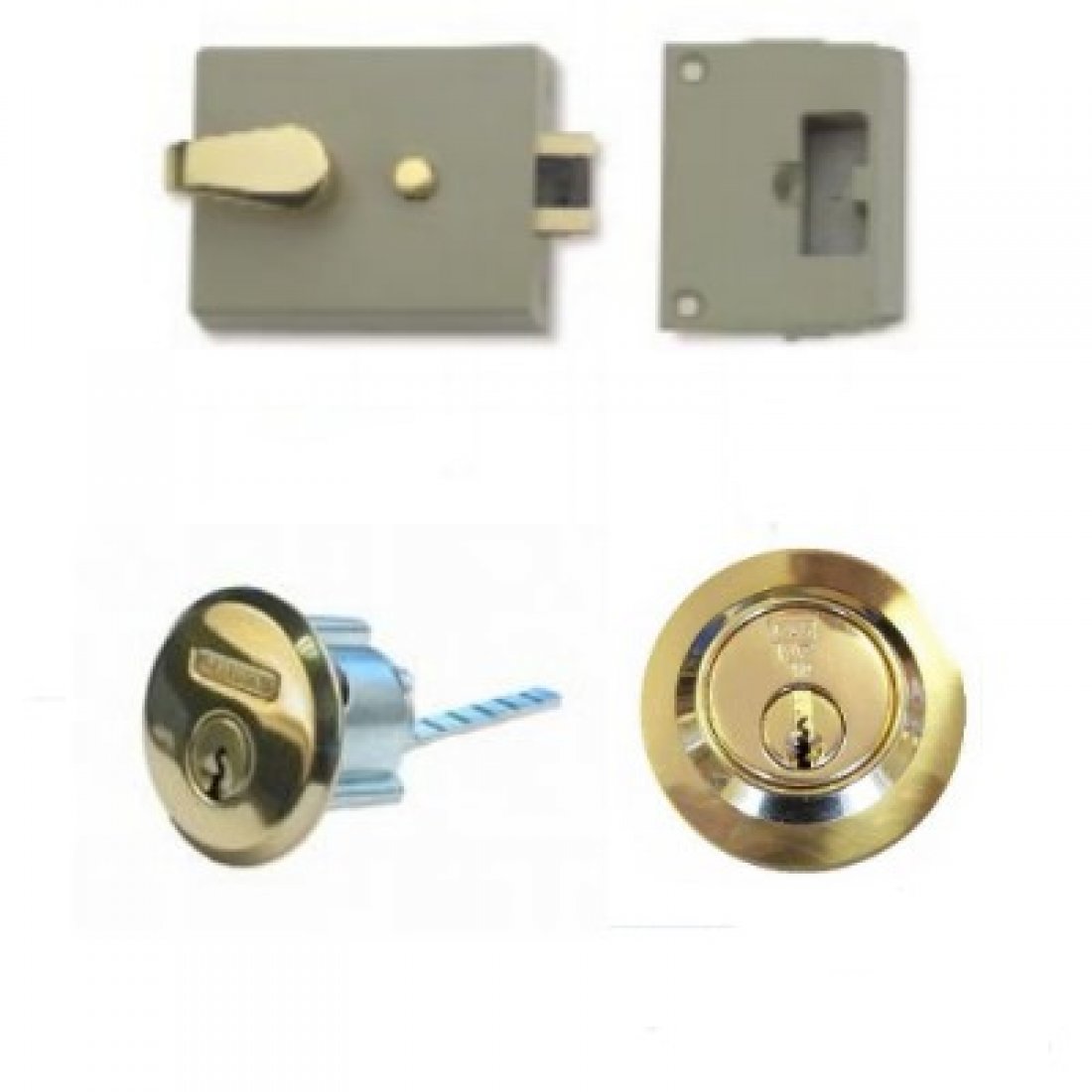 Chubb 4LC 6Pin Replacement Rim Cylinder